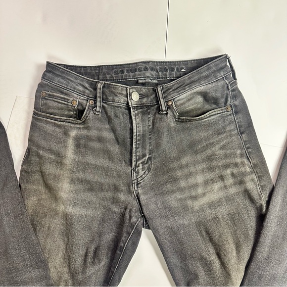 American Eagle Outfitters Men's Distressed Black Skinny Jeans, 32 - Picture 6 of 8